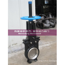 Wafer Type Knife Gate Valve with Deflection Cone